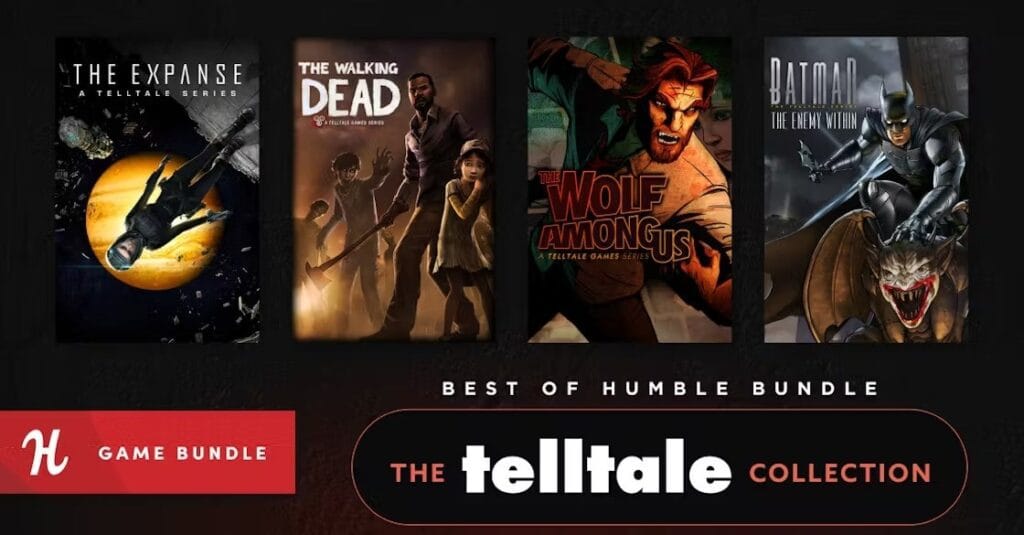 Telltale Collection available at Humble Bundle