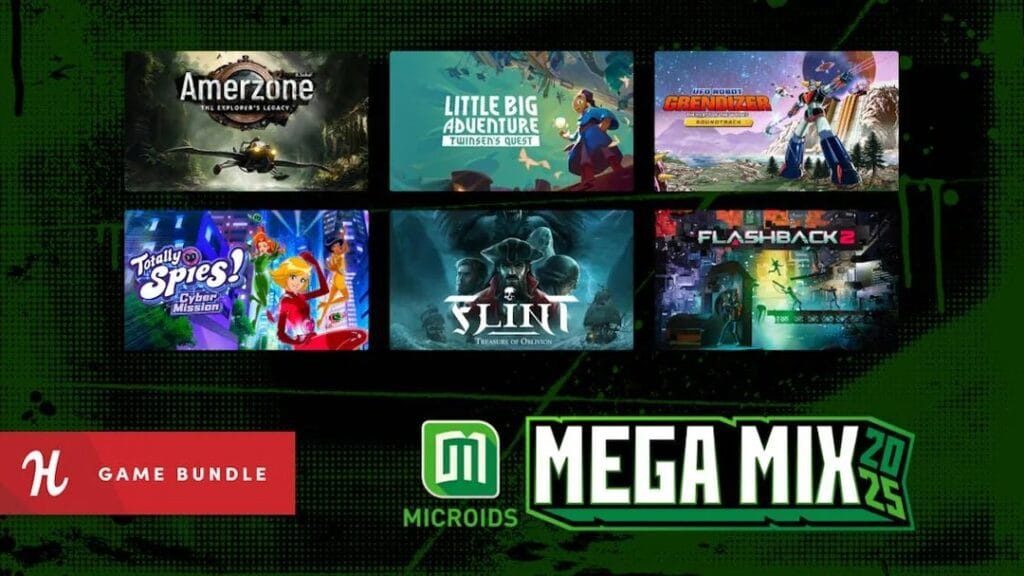 Microids Mega Mix 2025 available at Humble Bundle